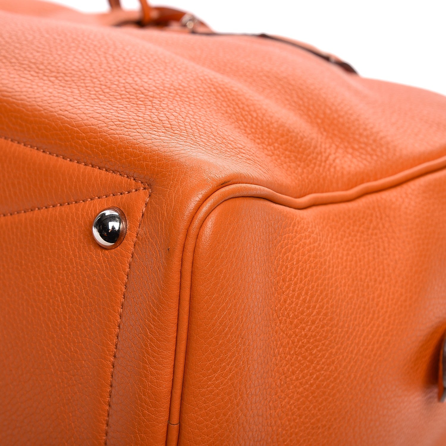 Hermes Taurillon Clemence Victoria II 35 Orange 8 of 10