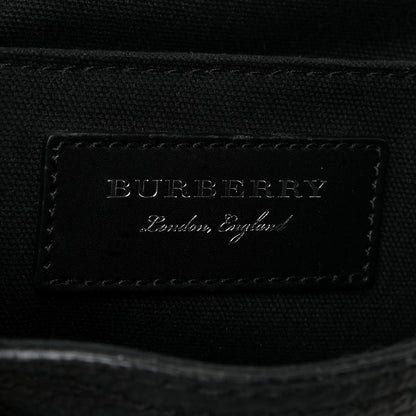 Burberry Soft Grain Calfskin Baby Bridle Saddle Bag Black 6 of 13