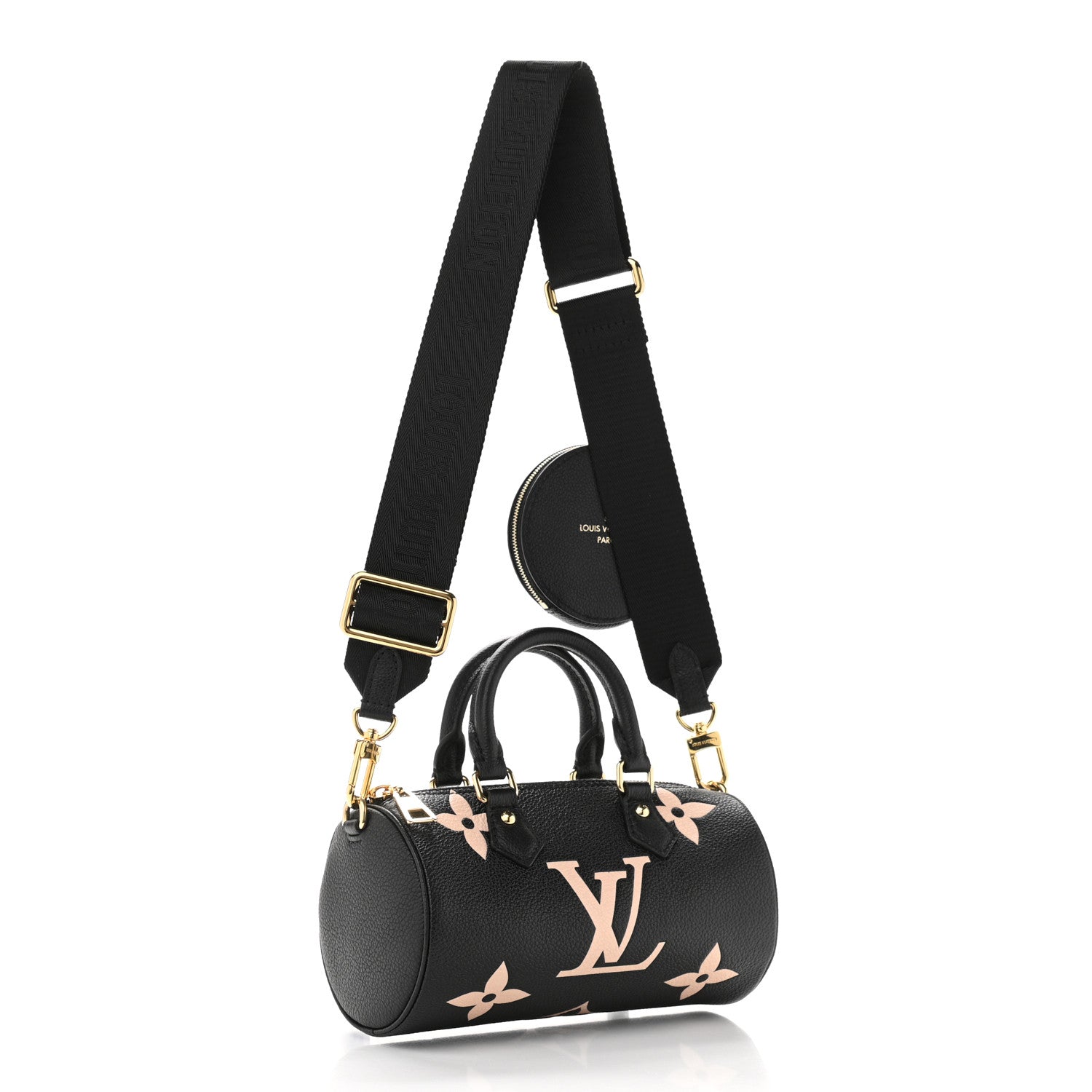 Louis Vuitton Empreinte Monogram Giant Papillon BB Black Beige 3 of 10