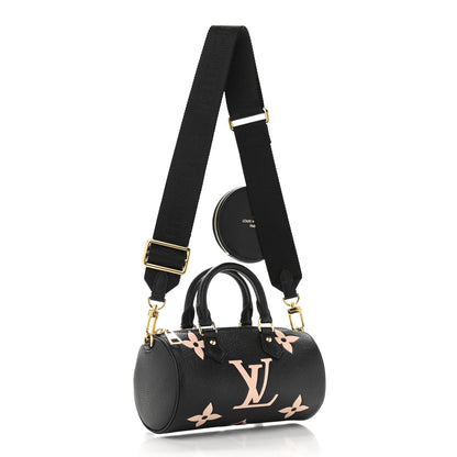 Louis Vuitton Empreinte Monogram Giant Papillon BB Black Beige 3 of 10
