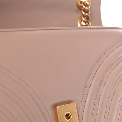 Gucci Calfskin Matelasse Small GG Marmont Shoulder Bag Porcelain Rose 8 of 13