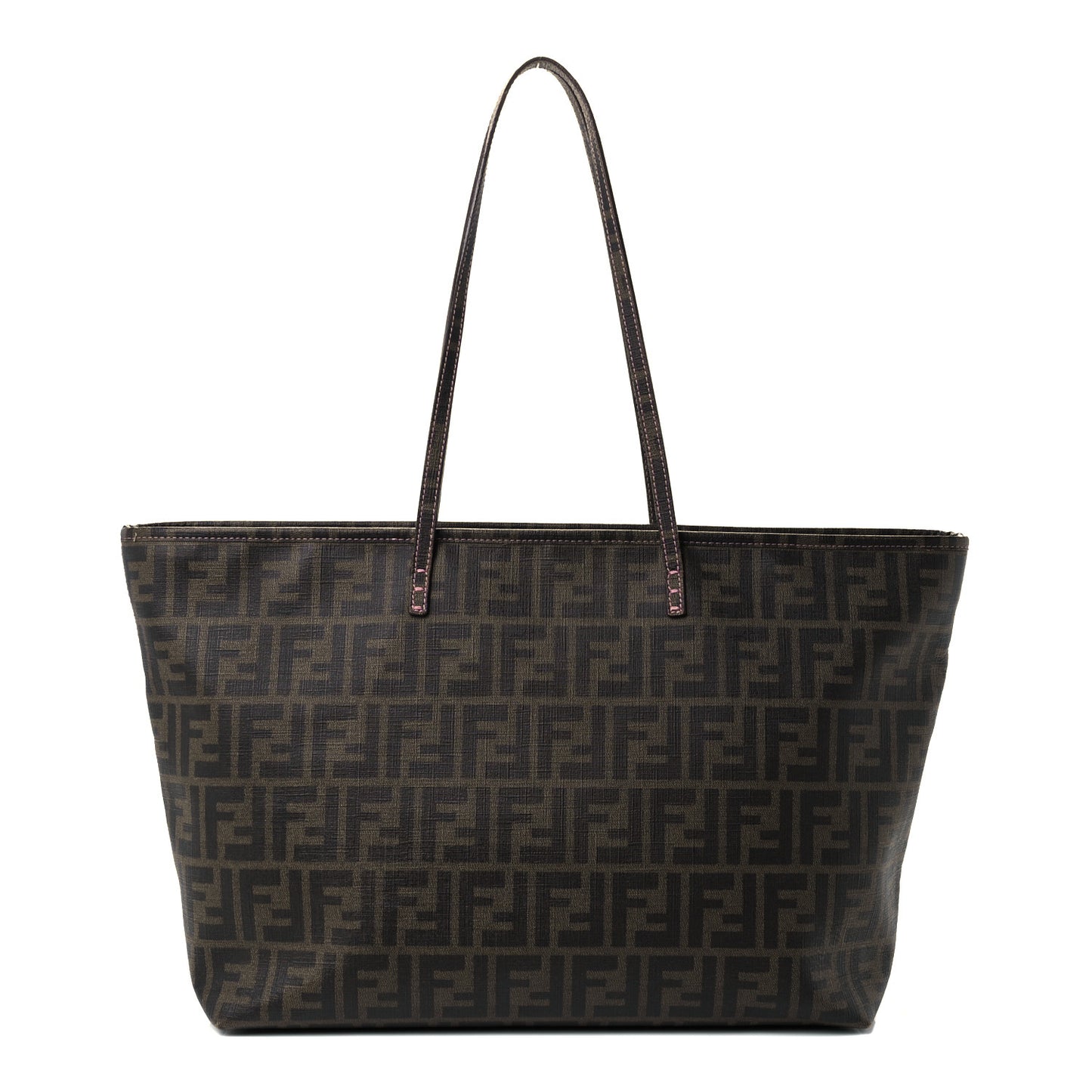 Zucca Spalmati Medium Roll Tote Tobacco Light Pink