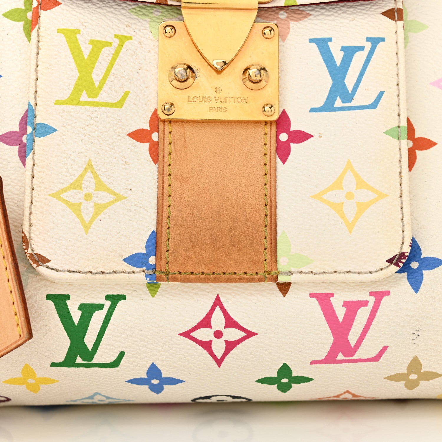 Louis Vuitton Monogram Multicolor Speedy 30 White 13 of 16