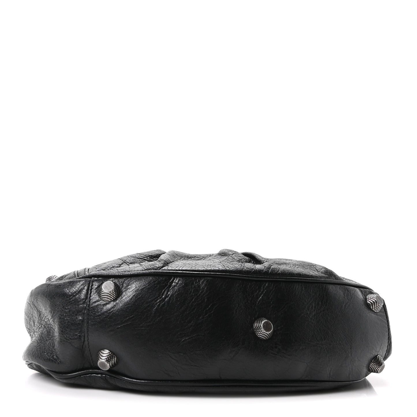 Agneau Arena Small Le Cagole Shoulder Bag Black