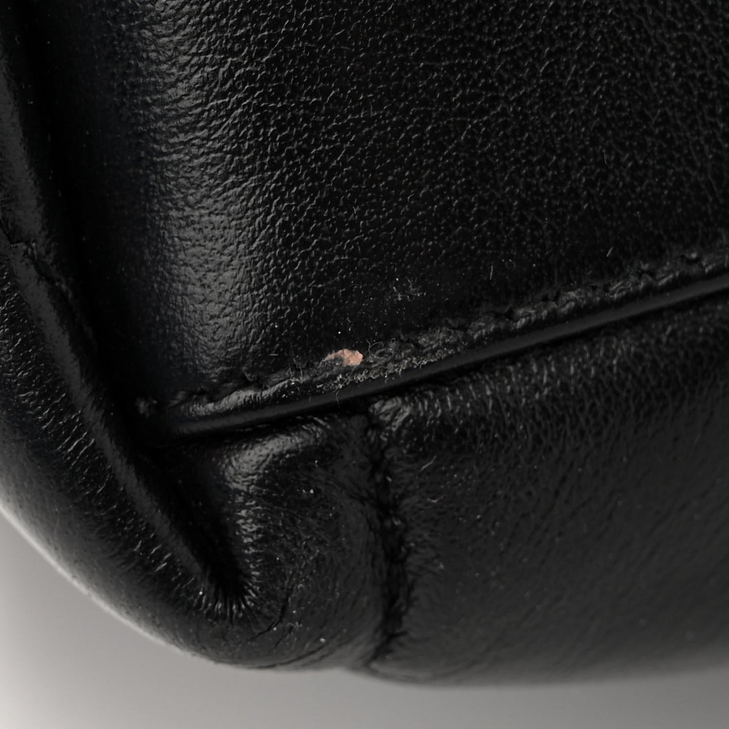 Calfskin Y Quilted Monogram Medium Loulou Chain Satchel Black