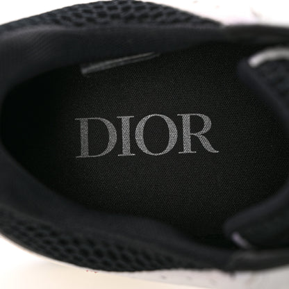 Christian Dior Technical Mesh Calfskin Mens B22 Sneakers 44 Black White Red 8 of 15
