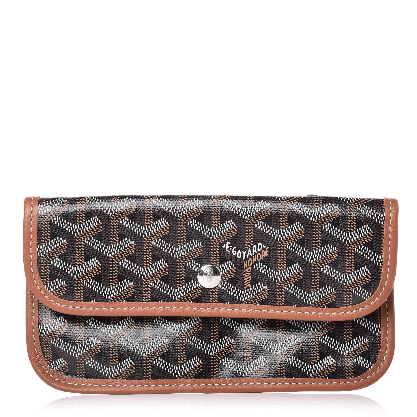 Goyardine Pouch Black Gold