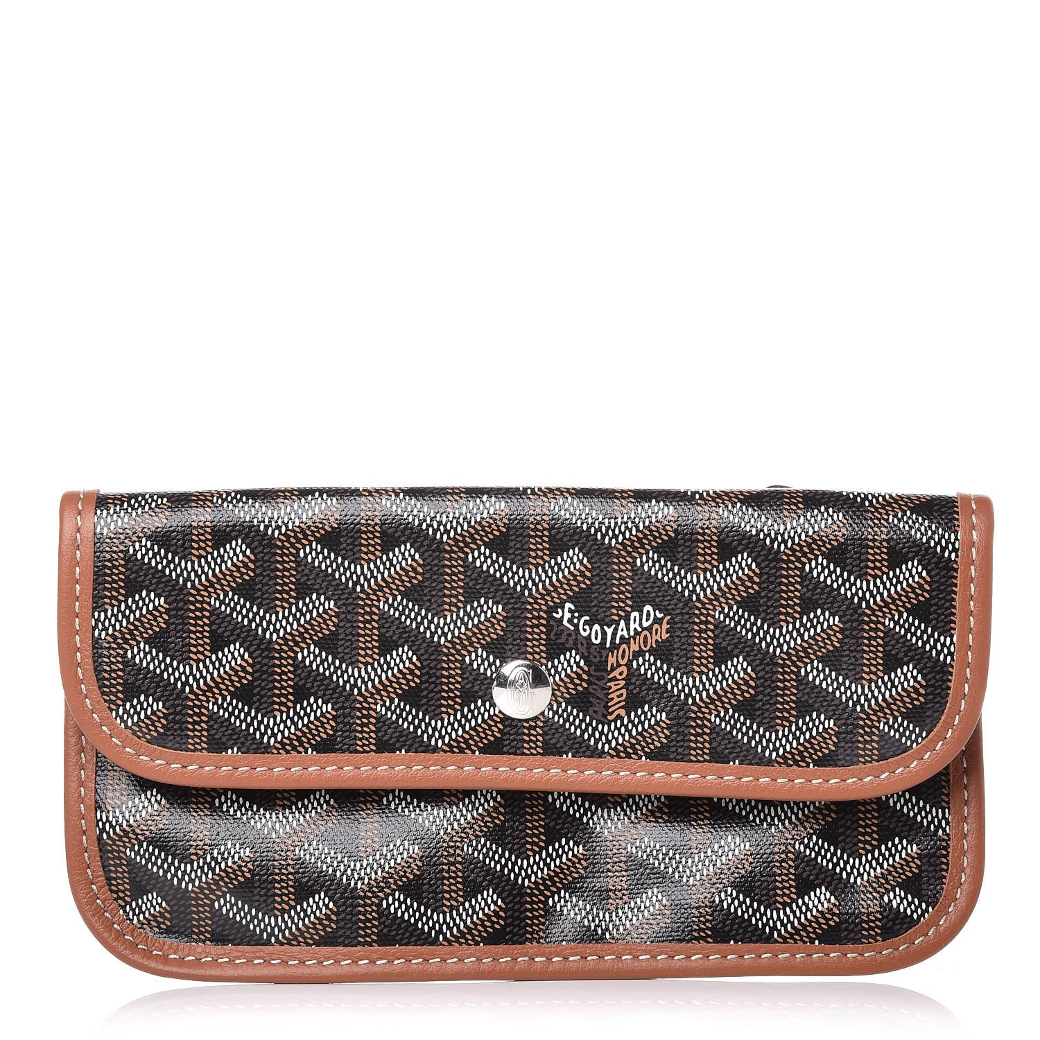 Goyard Goyardine Pouch Black Gold 1 of 6