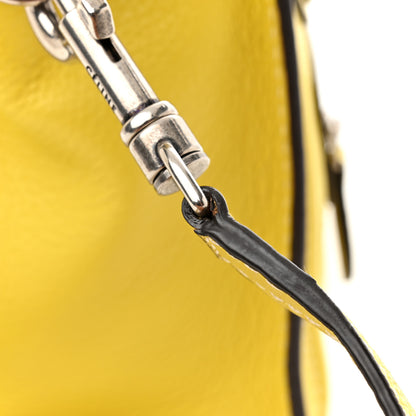 Celine Drummed Calfskin Nano Luggage Citron 13 of 13