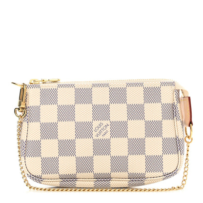 Louis Vuitton Damier Azur Mini Pochette Accessories 1 of 8
