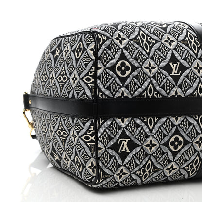 Louis Vuitton Jacquard Since 1854 Keepall Bandouliere 45 Grey 8 of 11