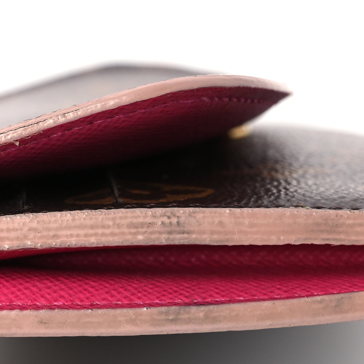 Monogram Bloom Flower Emilie Wallet Fuchsia