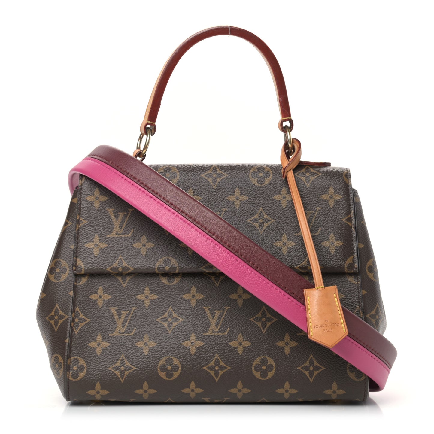Monogram Cluny BB Bordeaux Fuchsia