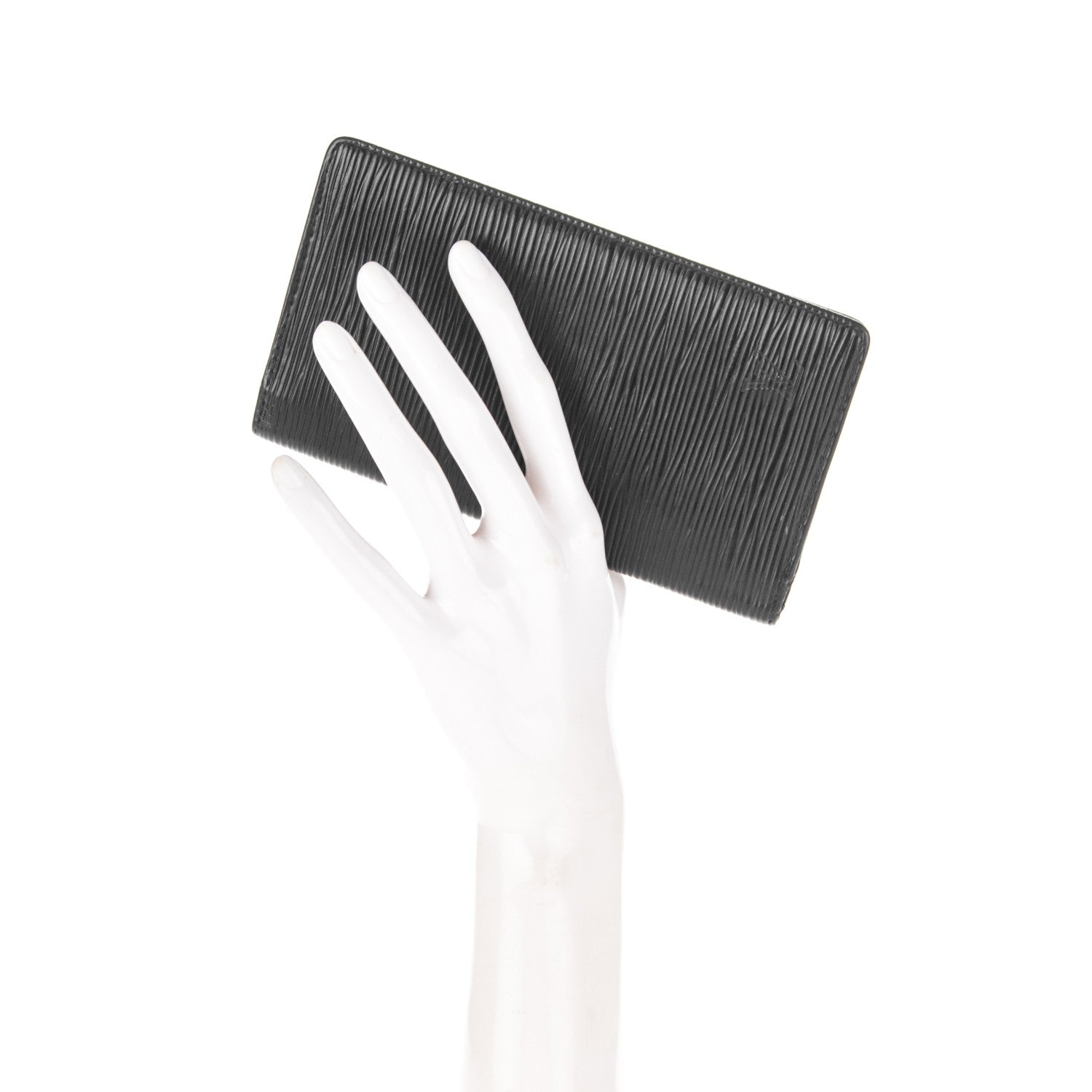 Louis Vuitton Epi Checkbook Cover Black 2 of 7