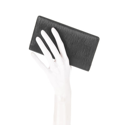 Louis Vuitton Epi Checkbook Cover Black 2 of 7