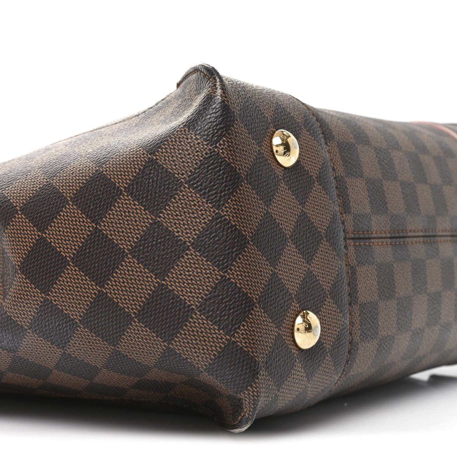 Louis Vuitton Damier Ebene Caissa Hobo Rose Ballerine 8 of 11