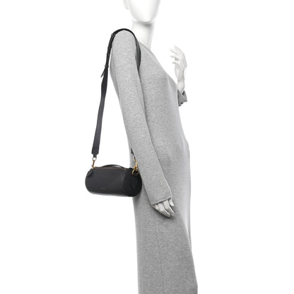 Burberry Calfskin The Barrel Bag Charcoal Grey 2 of 17