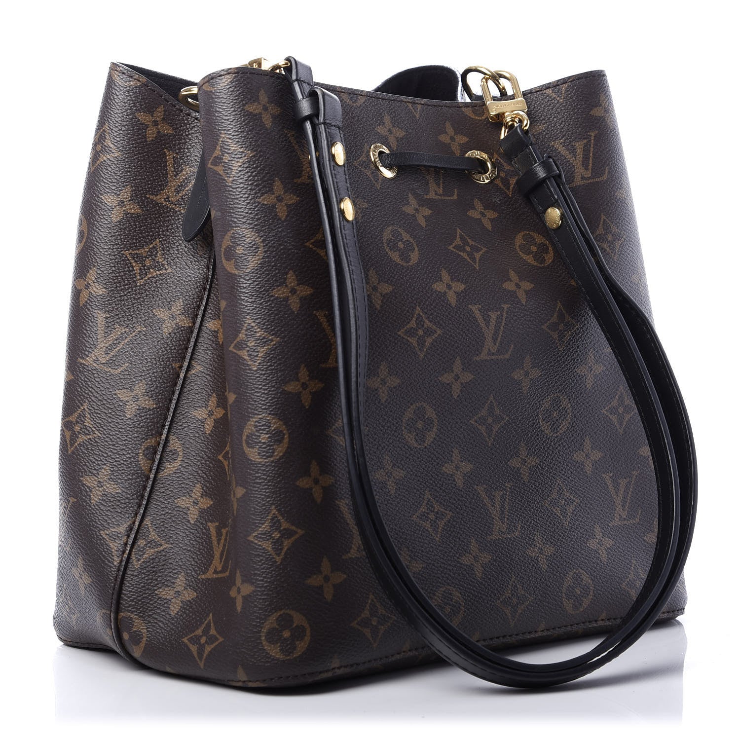 Louis Vuitton Monogram Neonoe MM Black 3 of 10