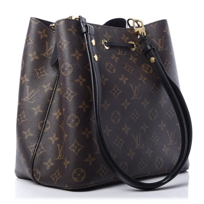 Louis Vuitton Monogram Neonoe MM Black 3 of 10