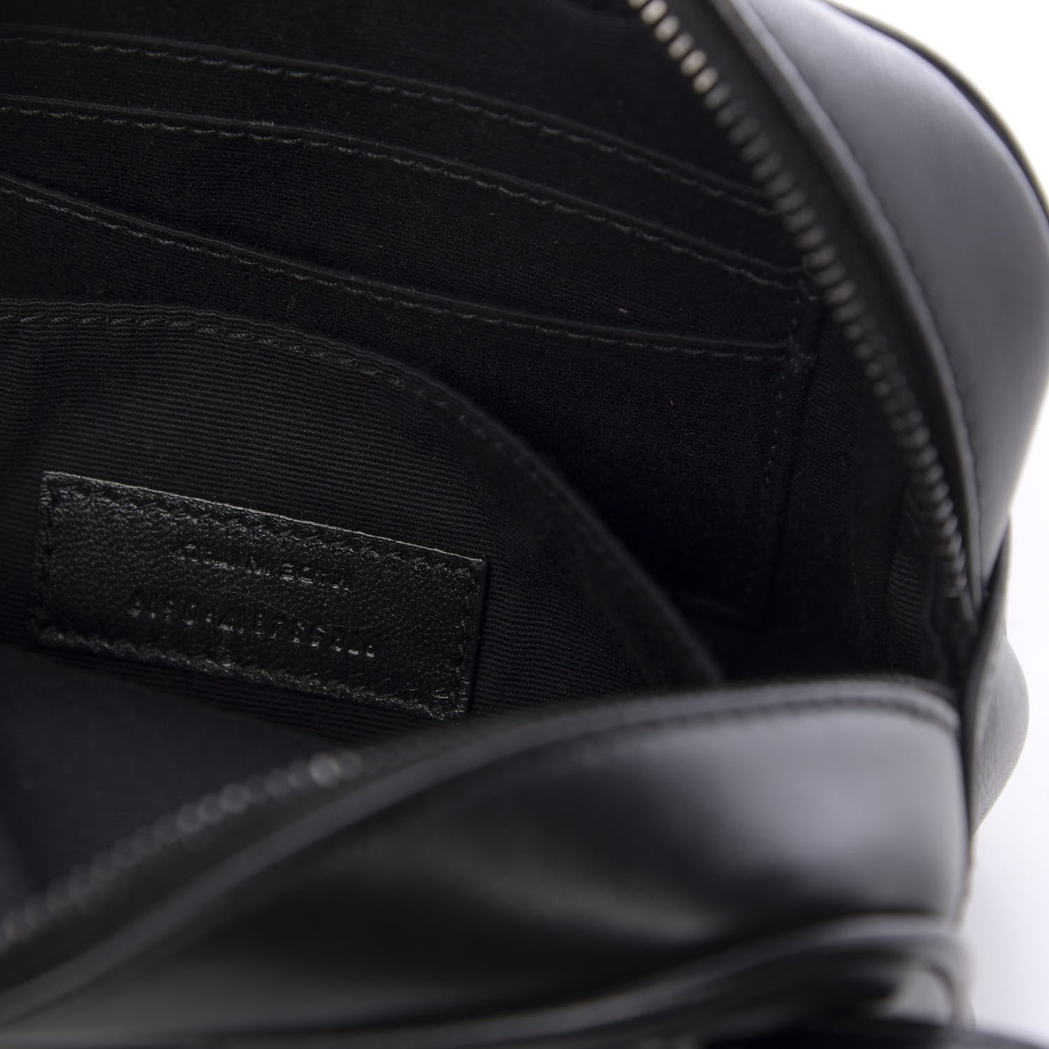 Saint Laurent Calfskin Matelasse Monogram Lou Belt Bag Black 10 of 11