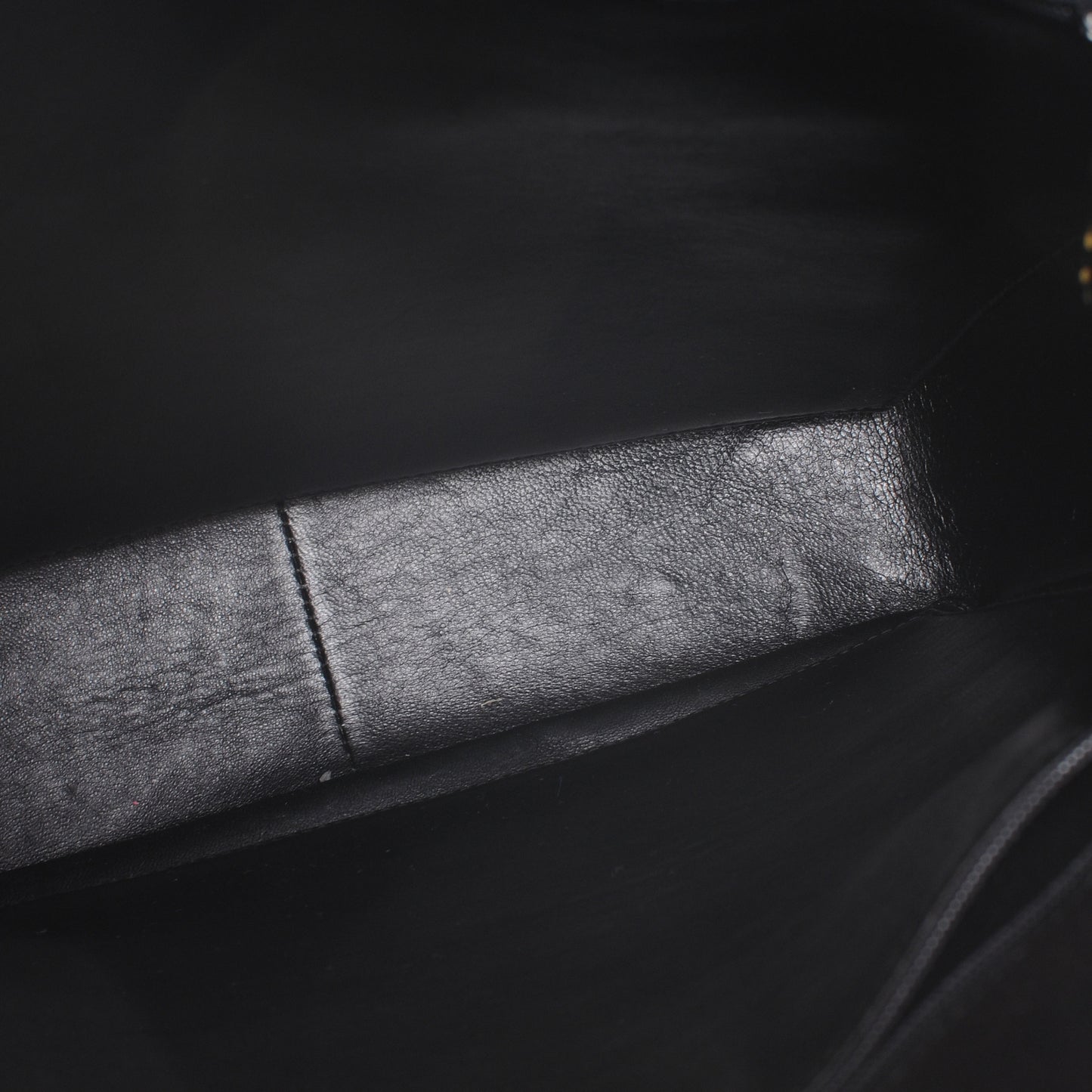 Lambskin Quilted CC Shoulder Bag Black