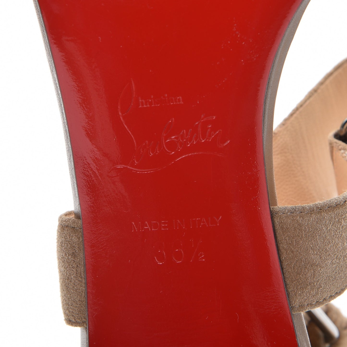 Suede Bikee Bike Sandals 36.5 Greige