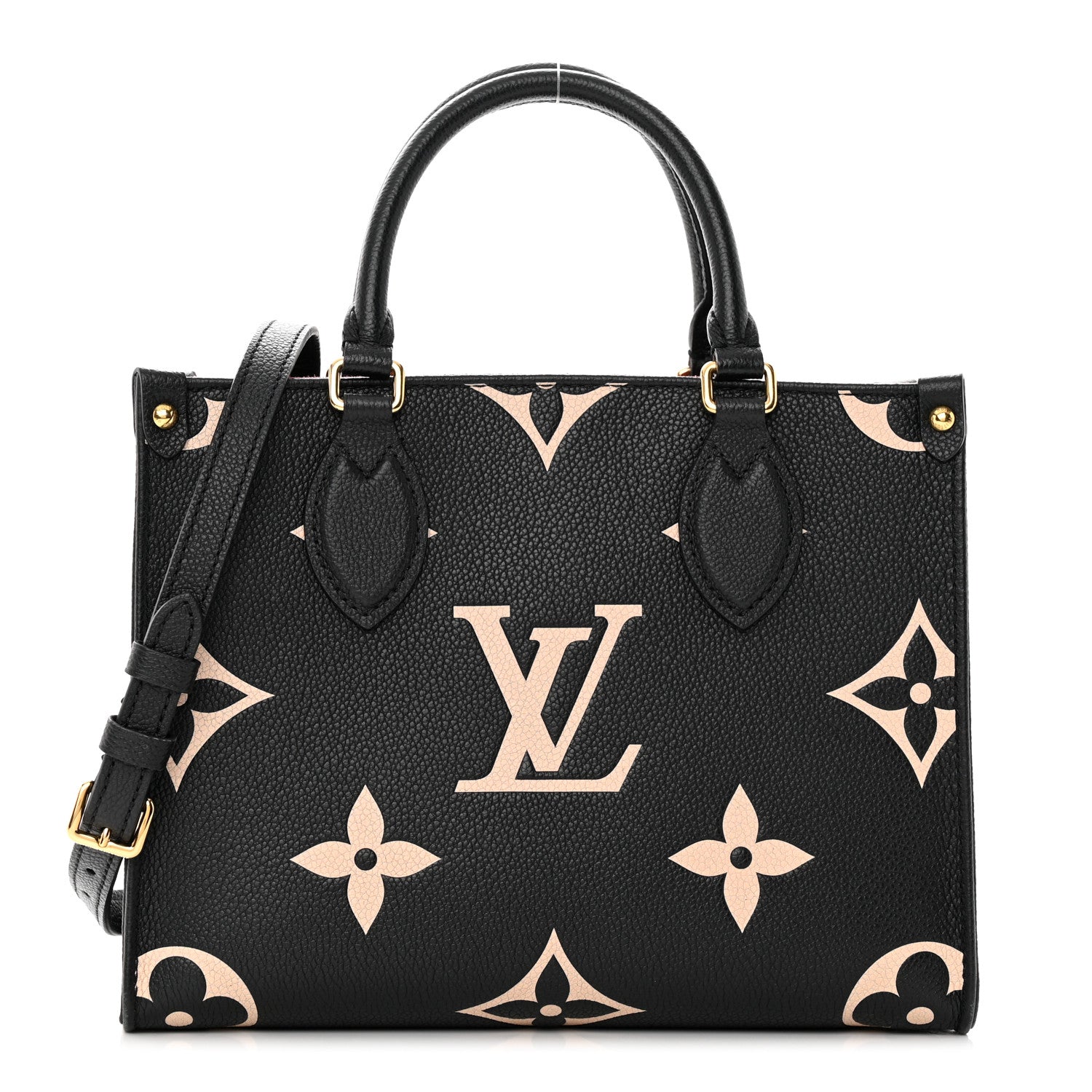 Louis Vuitton Empreinte Monogram Giant Onthego PM Black Beige 1 of 12
