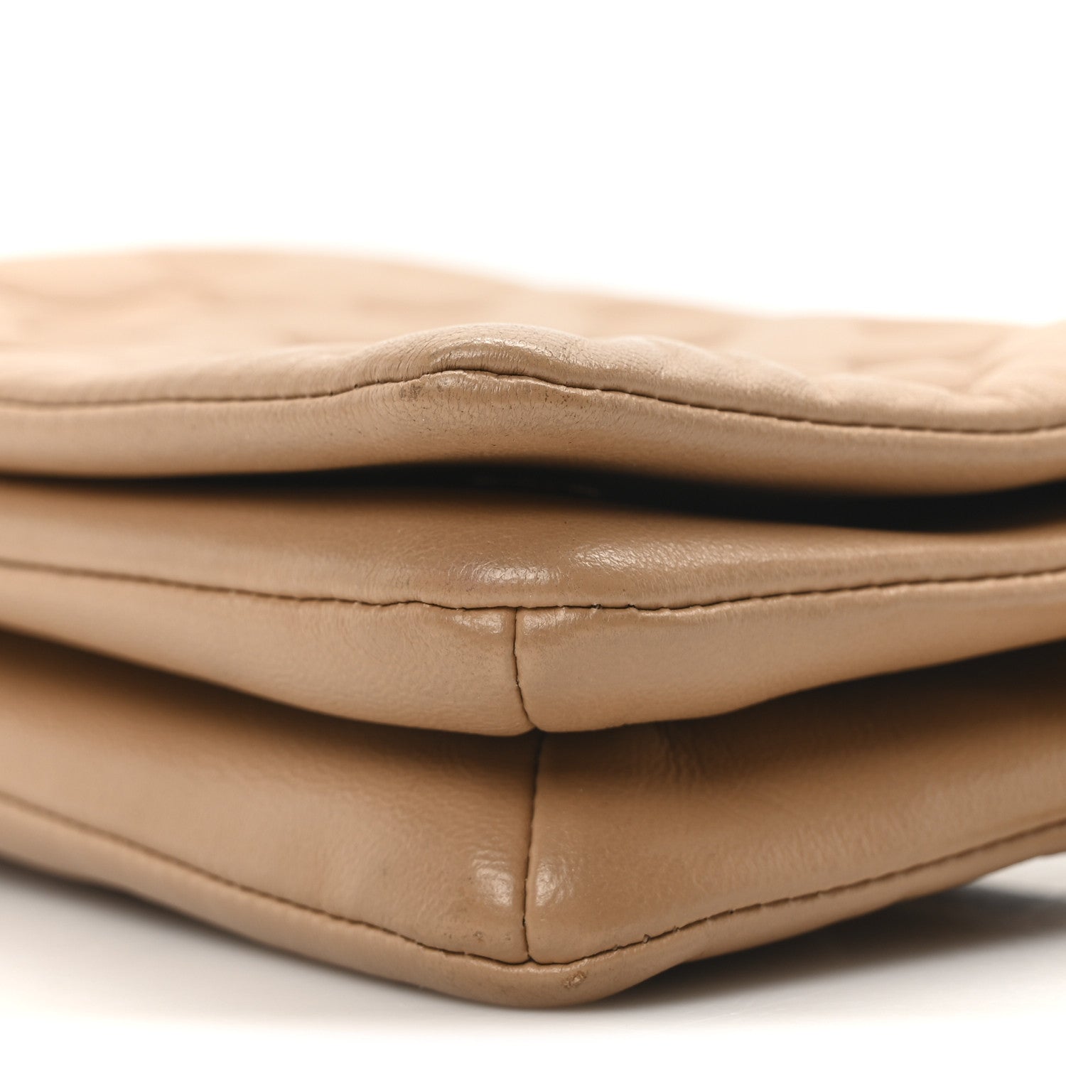 Louis Vuitton Lambskin Embossed Monogram Pochette Coussin Camel 9 of 9