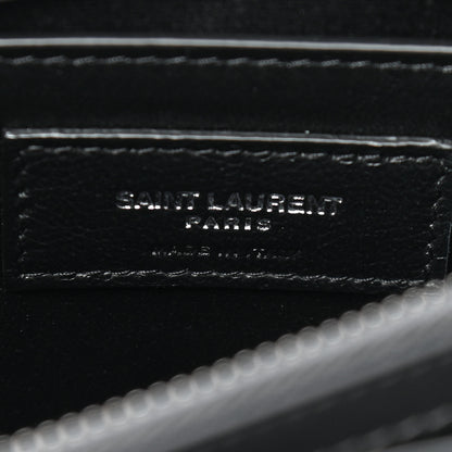Saint Laurent Calfskin Y Quilted Monogram Small Loulou Chain Satchel Earth 6 of 8
