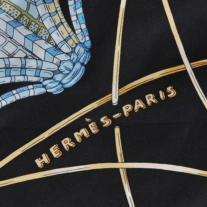 Hermes Silk Les Domes Celestes Scarf 90 4 of 6