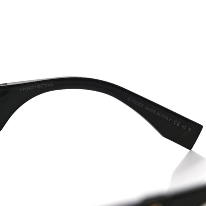 Fendi Mirrored FFreedom Shield Sunglasses FF 0382/S Black 6 of 8