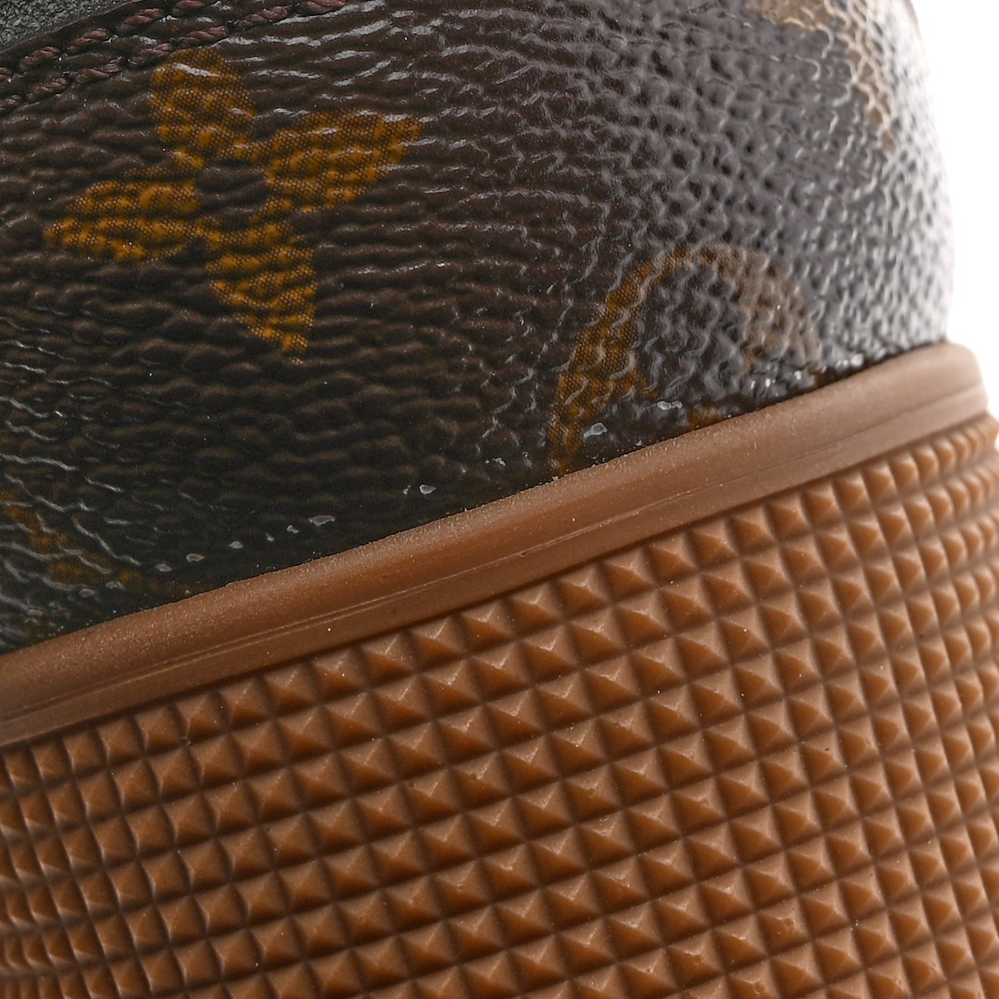 Suede Calfskin Monogram Laureate Platform Desert Boots 37 Grey