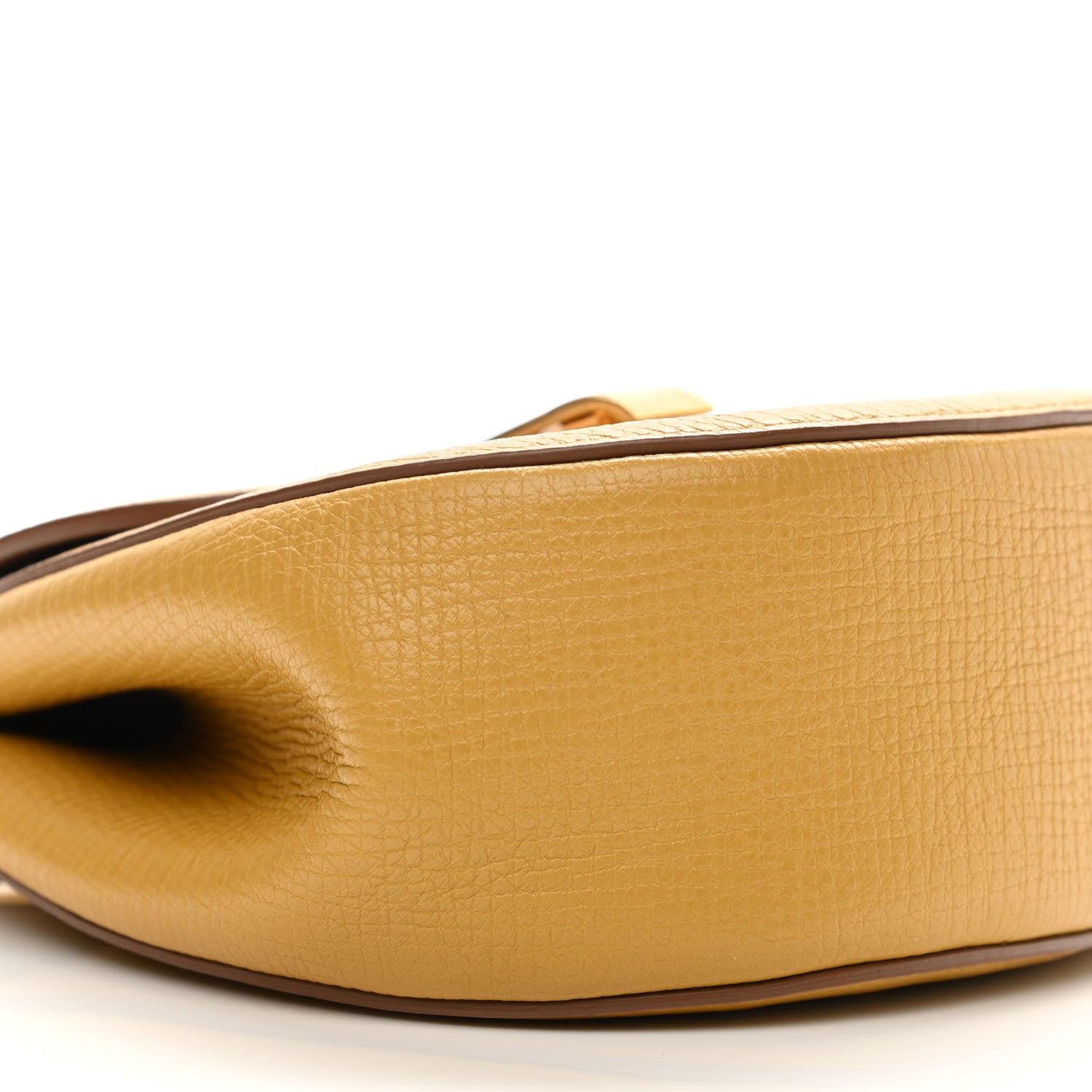 Bottega Veneta Palmellato Calfskin Rounded Belt Bag Butterscotch 14 of 21