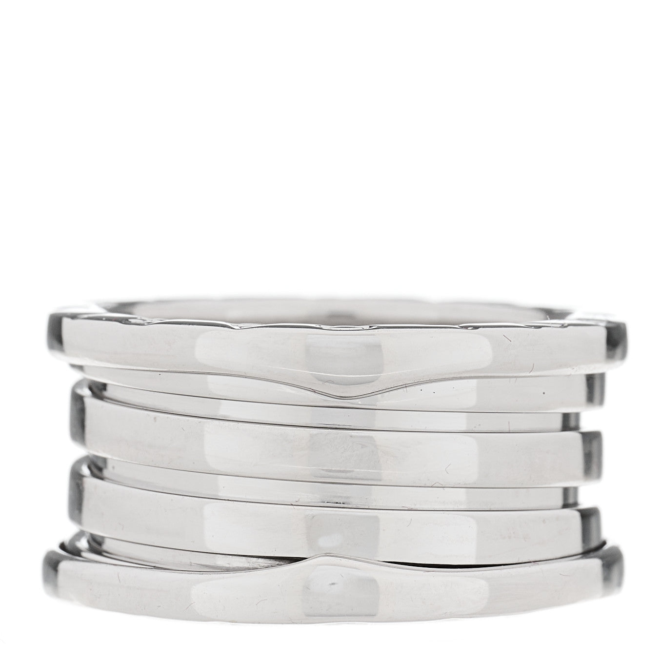 18K White Gold B.Zero1 Four-Band Ring 53 6.25