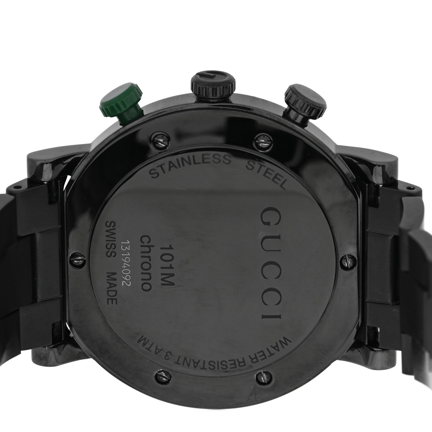 Gucci PVD Stainless Steel 44mm 101M G-Chrono Quartz Watch Black 4 of 4