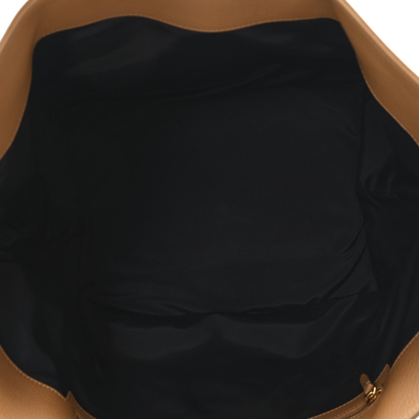 Pebbled Calfskin Medium Amelia Tote Nougat