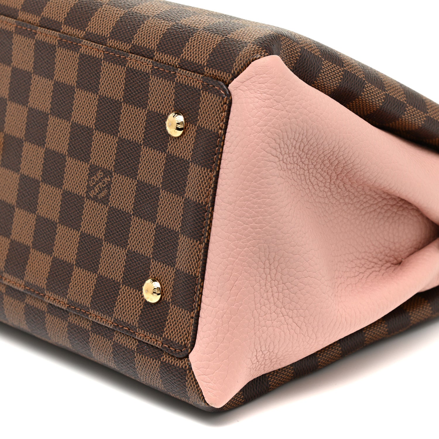 Louis Vuitton Cuir Taurillon Damier Ebene Normandy Magnolia 9 of 13