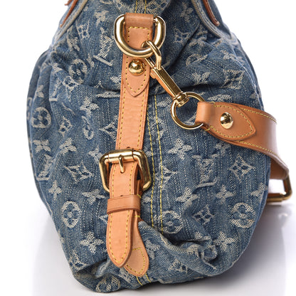 Louis Vuitton Denim Neo Cabby MM Blue 10 of 17