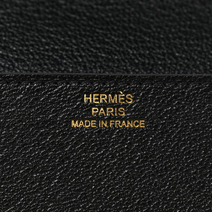 Hermes Chevre Mysore Roulis Slim Wallet Black 7 of 8