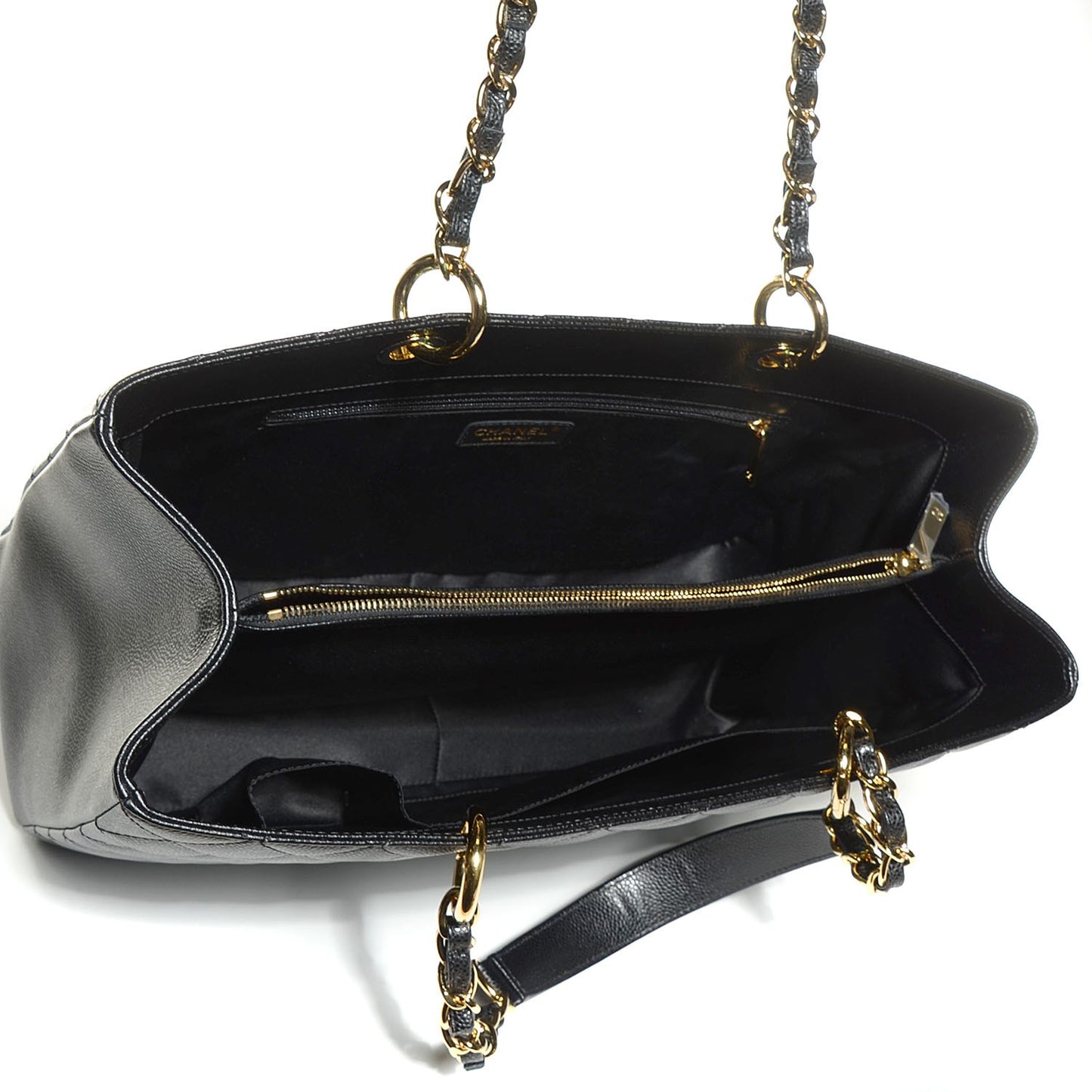 Caviar XL Grand Shopping Tote GST Black