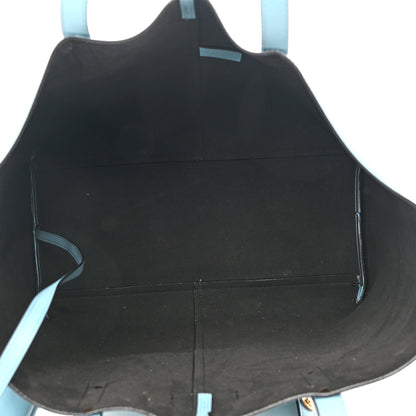 Versace Calfskin Palazzo Tote Light Blue 7 of 10