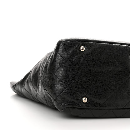 Chanel Soft Caviar Large Timeless CC Shoulder Bag Black 9 of 12