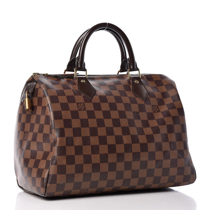 Louis Vuitton Damier Ebene Speedy 30 3 of 9