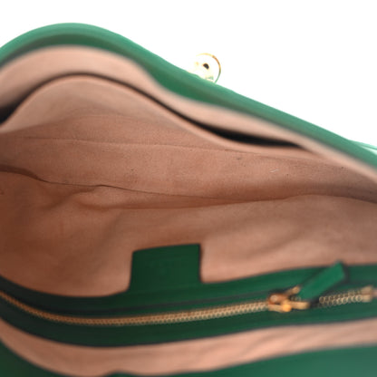 Gucci Boarded Dyana Lux Calfskin Small Jackie 1961 Hobo Emerald 5 of 13