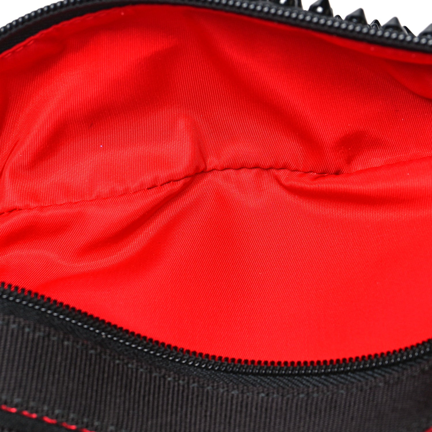 Christian Louboutin Calfskin Paris NYC Belt Bag Black 7 of 11