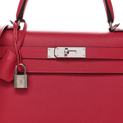 Hermes Epsom Kelly Sellier 28 Rose Extreme 8 of 11