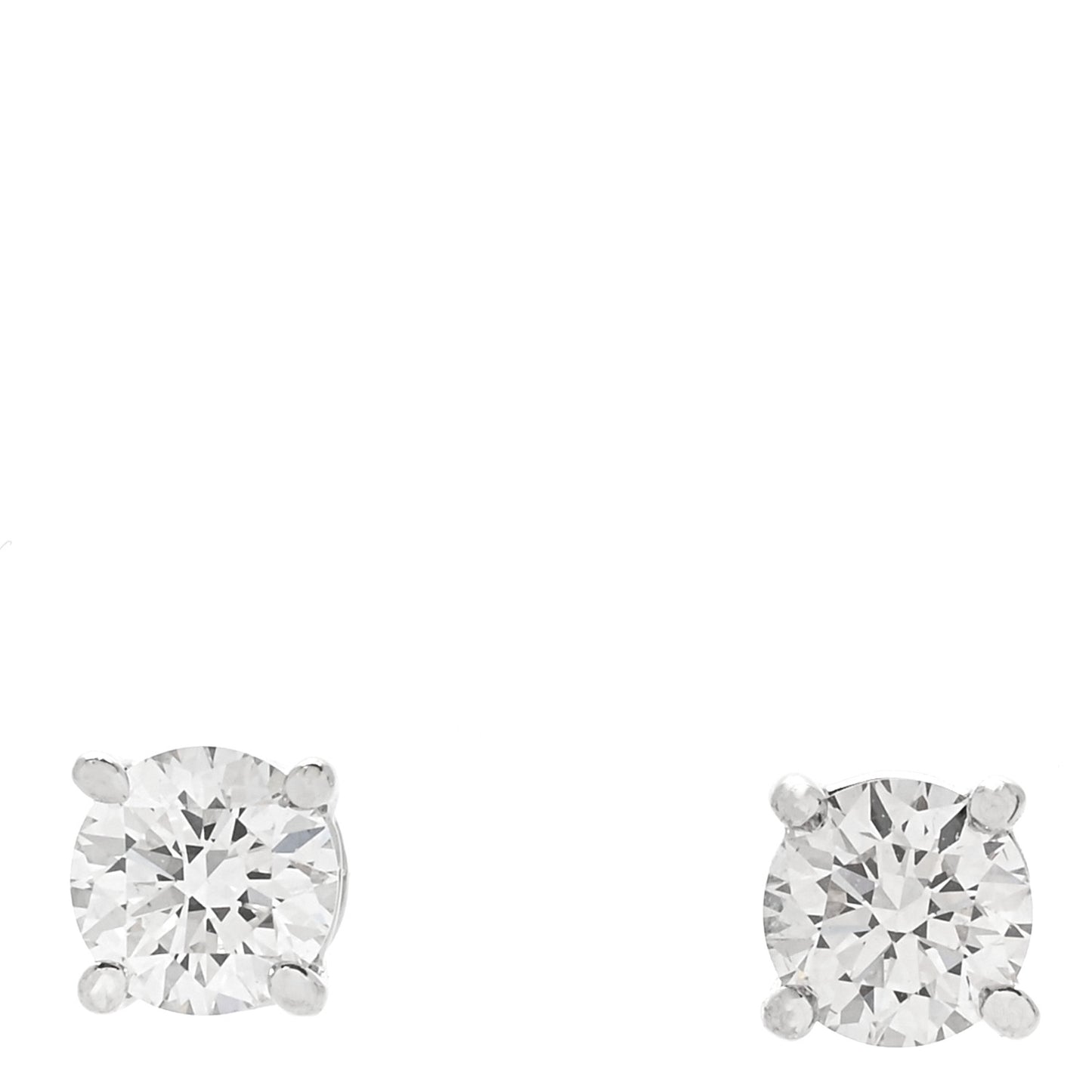 Platinum Diamond .36ctw Solitaire Earrings