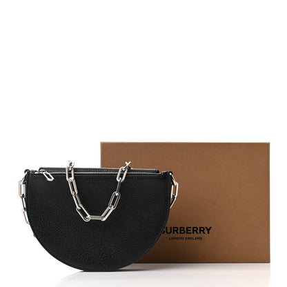 Burberry Goatskin Pecan Chain Shoulder Bag Black 10 of 10