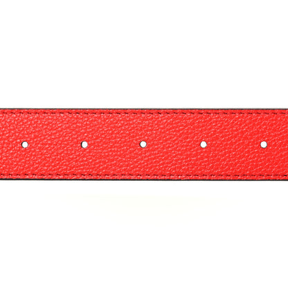 Louis Vuitton Monogram 30mm LV Initiales Reversible Belt 85 34 Coquelicot 4 of 5