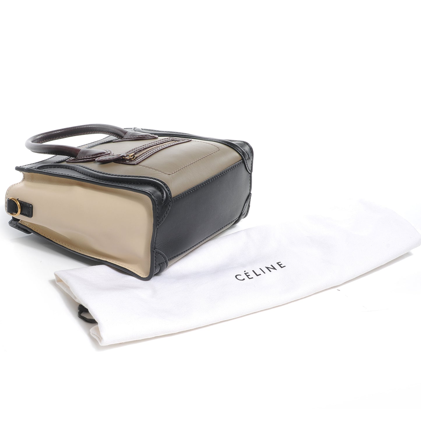 Smooth Calfskin Nano Tri-Color Luggage